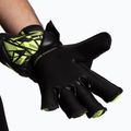 Guanti da portiere Football Masters Invictus X Training nero/verde 4