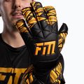 Guanti da portiere Football Masters Invictus X Training nero/arancione 5