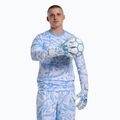 Guanti da portiere Football Masters Invictus X PRO bianco/blu 3