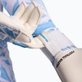Guanti da portiere Football Masters Invictus X PRO bianco/blu 9