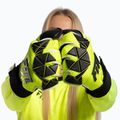 Guanti da portiere Football Masters Invictus X PRO giallo fluo 4