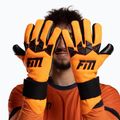 Guanti da portiere Football Masters Varis X PRO arancione fluo 4