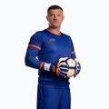 Guanti da portiere Football Masters Varis X PRO blu/arancione 2