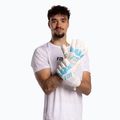 Guanti da portiere Football Masters Invictus X bianco/blu 2