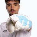Guanti da portiere Football Masters Invictus X bianco/blu 3