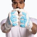Guanti da portiere Football Masters Invictus X bianco/blu 7