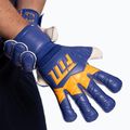 Guanti da portiere Football Masters Invictus X blu/arancione 7