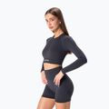 Maniche lunghe da allenamento da donna Carpatree Allure Seamless grigio titanio 2