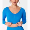 Maglia a maniche lunghe da allenamento da donna Carpatree Eris Seamless electric blue 6