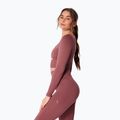 Maglia a maniche lunghe da allenamento da donna Carpatree Dopamine Buzz Seamless rose/brown 3