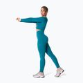 Leggings da allenamento da donna Carpatree Dopamine Buzz Seamless petrol green 4