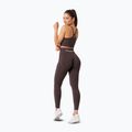 Leggings da allenamento da donna Carpatree Allure Seamless berry brown 3