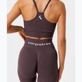 Reggiseno sportivo Carpatree Allure Seamless berry brown 3
