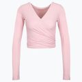Top yoga donna Moonholi Total Eclipse Wrap Top Rosa nudo 205
