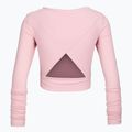 Top yoga donna Moonholi Total Eclipse Wrap Top Rosa nudo 205 2