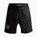 Pantaloncini da allenamento Ground Game MMA Athletic Gold da uomo nero/oro