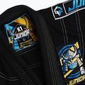 GI per bambini Brazilian jiu-jitsu Ground Game Junior 3.0 nero 4