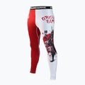 Leggings da allenamento Ground Game Kettei da uomo rosso/bianco 6