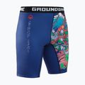 Pantaloncini da allenamento Ground Game Vale Tudo Tatakai da uomo, blu 3