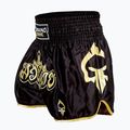 Pantaloncini da allenamento Ground Game Muay Thai Gold da uomo, nero 4