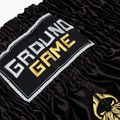 Pantaloncini da allenamento Ground Game Muay Thai Gold da uomo, nero 5