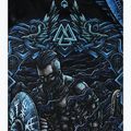 Ground Game Viking, costume da bagno a maniche lunghe da uomo, nero/blu 6