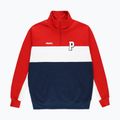 Felpa PROSTO mezza zip uomo rosso