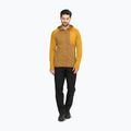 Felpa da trekking uomo Viking Birger Hoodie light brown/yellow 2