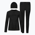 Set di biancheria termica per bambini Viking Football Riko 2.0 Base Layer black