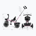 Bicicletta senza pedali a tre ruote Milly Mally Axel pink 11