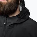 Alpinus Girdiman, giacca da pioggia da uomo, nero 6
