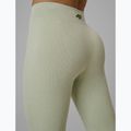 Leggings da allenamento da donna 4F Solar Punk FNK F399 light green allover 5