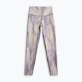 Leggings da allenamento da donna 4F Solar Punk FNK F454 light yellow allover 7