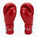 WINDY Guantoni da boxe classici in vera pelle rossi 4