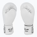 WINDY Guantoni da boxe classici in pelle sintetica bianchi 4
