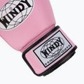 WINDY Guanti da boxe classici in pelle sintetica rosa 6