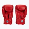WINDY Guanti da boxe classici in pelle sintetica rossa 3