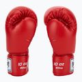 WINDY Guanti da boxe classici in pelle sintetica rossa 4