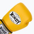 WINDY Guantoni da boxe classici in pelle sintetica gialli 5