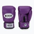 WINDY Guantoni da boxe classici in pelle sintetica viola