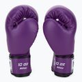 WINDY Guantoni da boxe classici in pelle sintetica viola 4