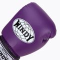 WINDY Guantoni da boxe classici in pelle sintetica viola 5