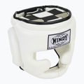 Casco da boxe WINDY in vera pelle bianco