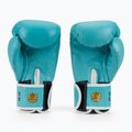 RAJA BOXING Guanti da boxe singoli standard in vera pelle blu chiaro 3