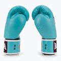 RAJA BOXING Guanti da boxe singoli standard in vera pelle blu chiaro 4