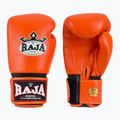 RAJA BOXING Guanti da boxe singoli standard in vera pelle arancione