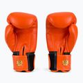RAJA BOXING Guanti da boxe singoli standard in vera pelle arancione 3