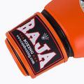RAJA BOXING Guanti da boxe singoli standard in vera pelle arancione 6