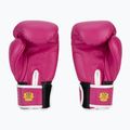RAJA BOXING Guanti da boxe singoli standard in vera pelle rosa 3