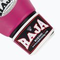 RAJA BOXING Guanti da boxe singoli standard in vera pelle rosa 6